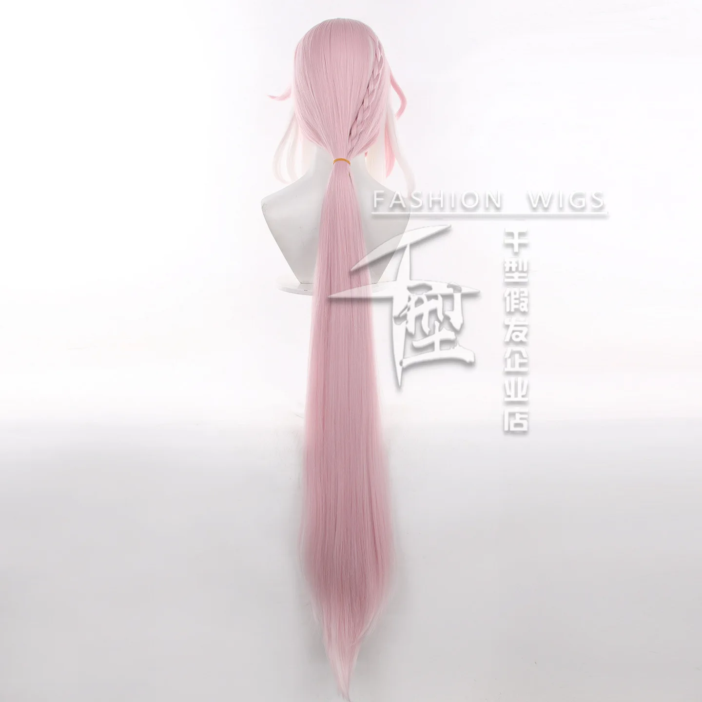 Game Honkai Impact 3 Elysia Cosplay Wig Long Pink White Mixed Wig Resistant Synthetic Wigs for Halloween Carnival Party Costume