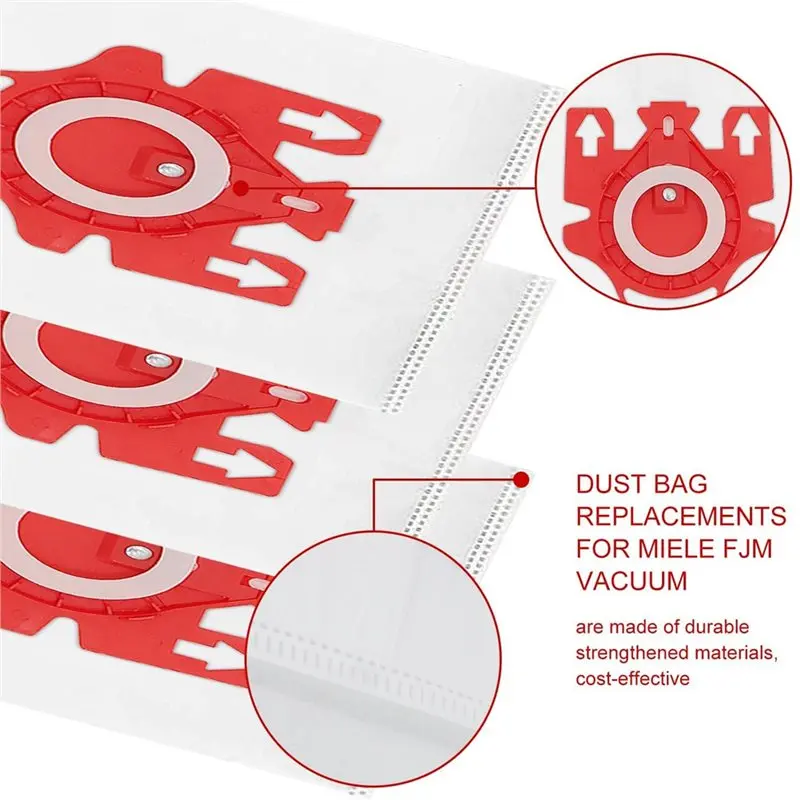 【GRATEFUL】ถุงเปลี่ยนสำหรับเครื่องดูดฝุ่น FJM C1& C2 - ถุงเก็บฝุ่นแบบกรอง HEPA ชนิดสังเคราะห์ สำหรับรุ่น S300, S700 Hoover