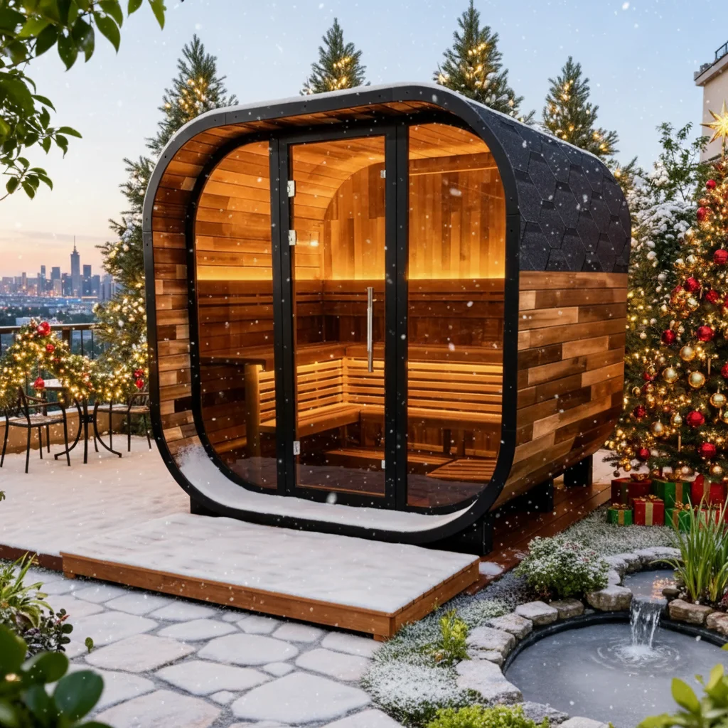 Spa Wellness Luxury - Sauna Seca Moderna de Alta Qualidade,