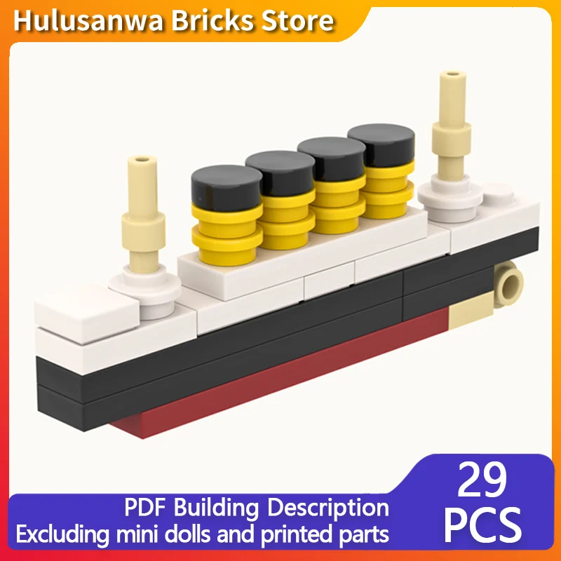 

Популярная модель фильма MOC, строительные кирпичи, микрофильм, круизный корабль, модульные технологии, подарки, праздник, сборка, детские игрушки, костюм