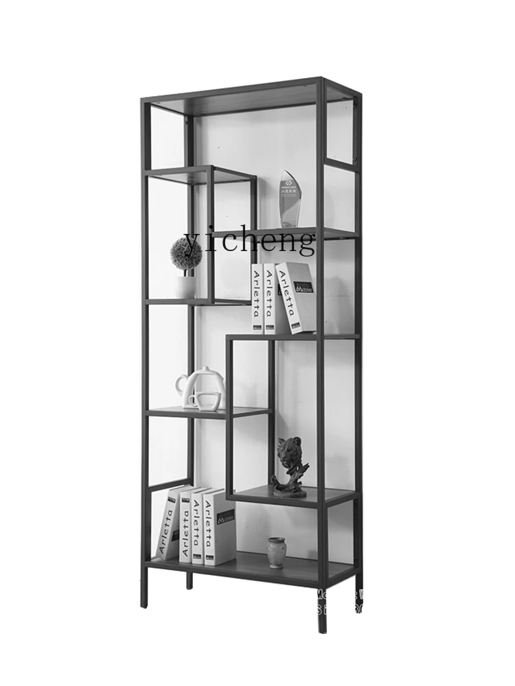 

LX Partition Wall Cabinet Storage Rack Decorative Creative Display Rack Floor Storage