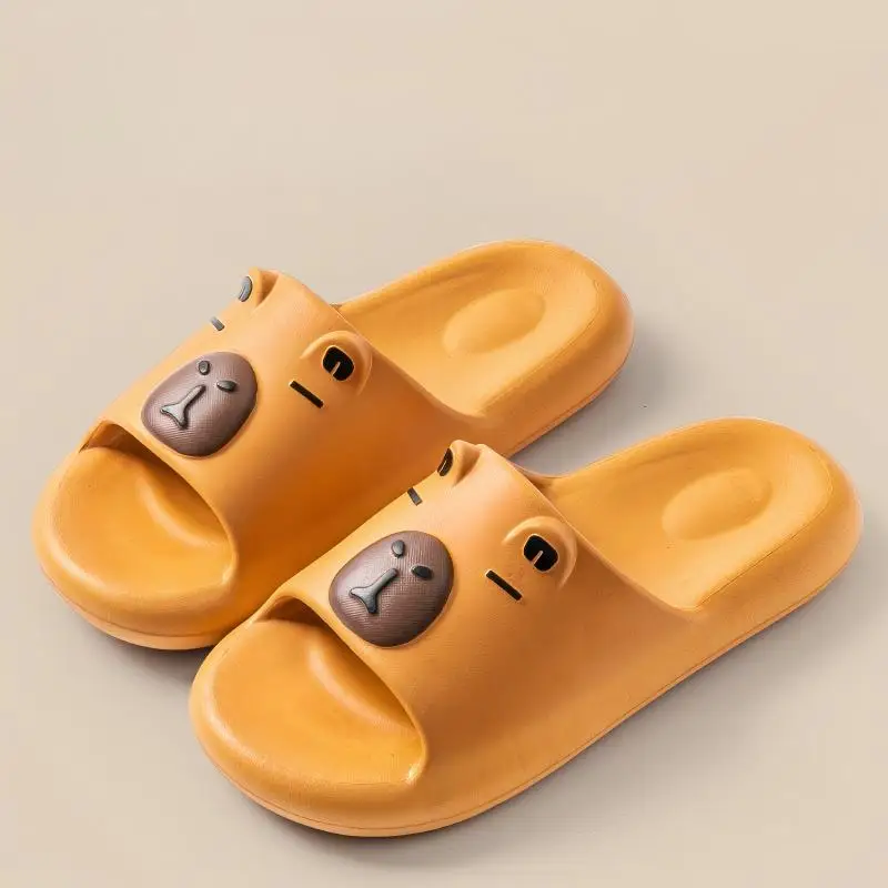 

Kapibara Kidsren's Slippers for Boys and Girls New Summer Cartoon Cute Home Indoor Non-Slip Family Slippers for Women