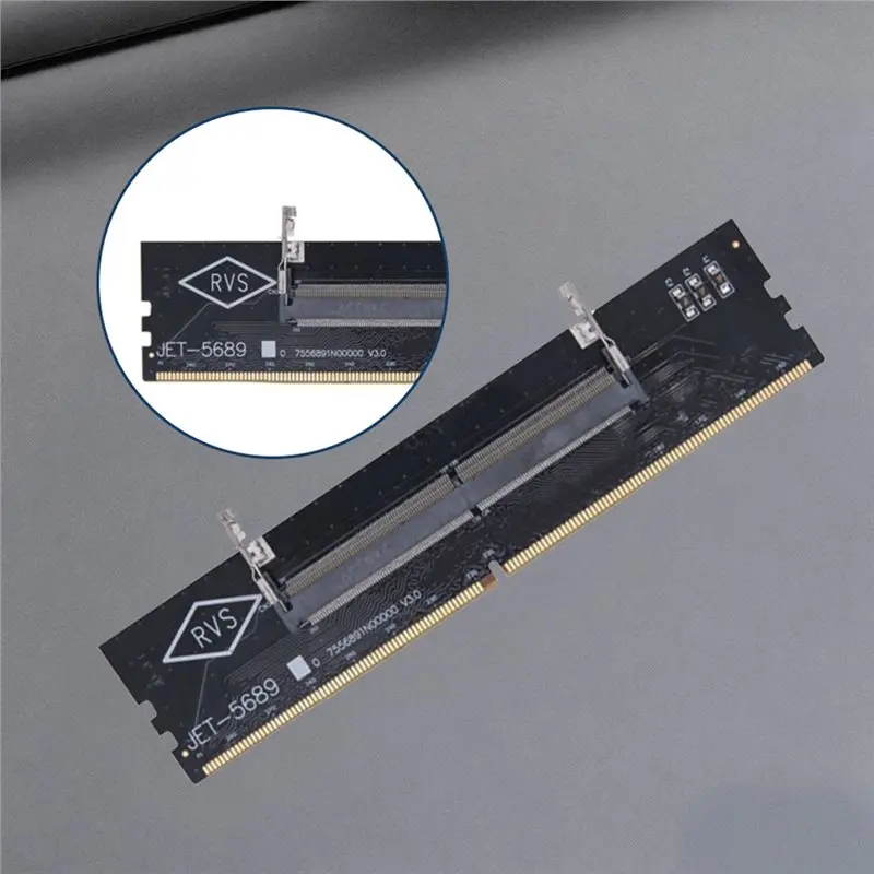 AU61-For PC Desktop Motherboard Compatible DDR5 SODIMM To DIMM Adapters(4Pcs) DDR-5 Memory Converter DDR5 For PCB DDR-5 Memory