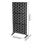 Modern Privacy Screen Outdoor Decorative Panels Planter Wall Metal-Fence Panels