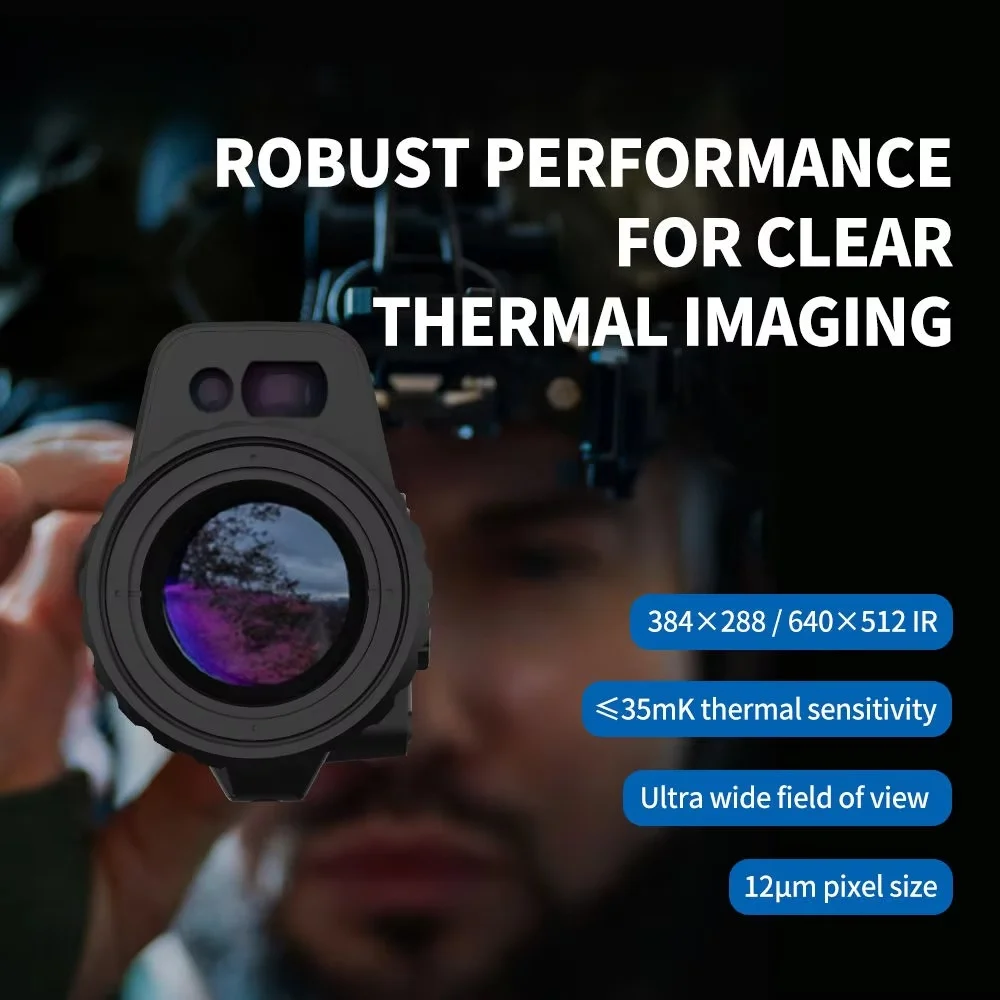 YXM335L Waterproof Tactical Thermal Scope,384x288 35mm Handheld,Night Vision Monocular  for Hunting Spotting,Factory Price