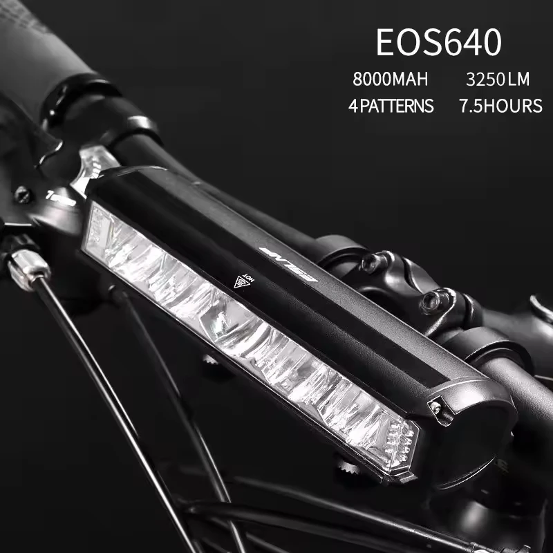 ESLNF Night Cycling Road Bike LED Light Waterproof Rechargeable 3250 Lumen Bicycle Front Light Aluminum Alloy Bicycle Headlight