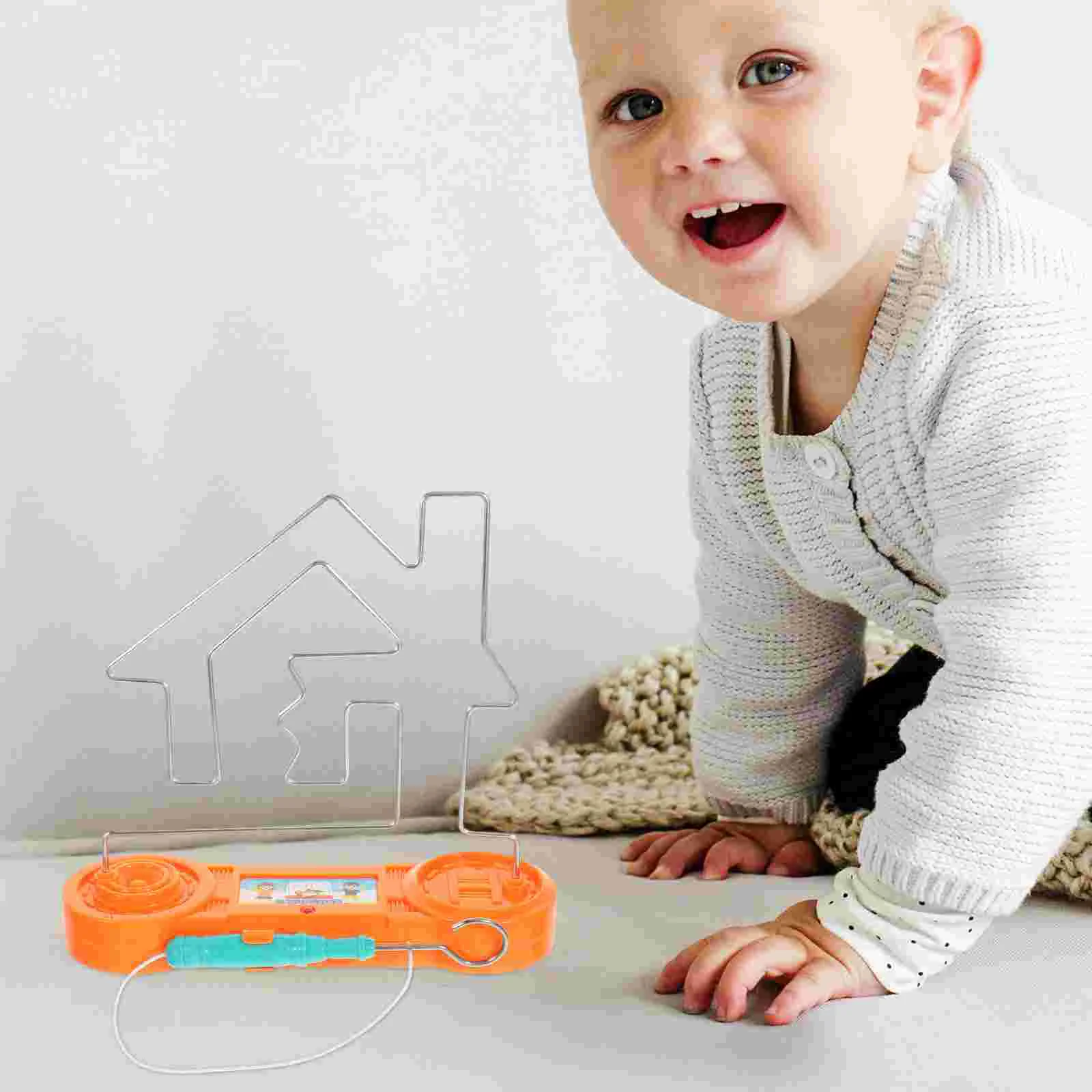 

1 Set of Electric Touch Maze Electric Figure Shape Maze Game Unique Training Toy for Kids No