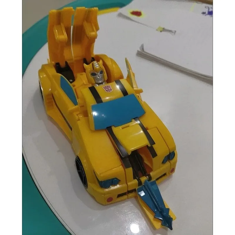 Hasbro 트랜스포머 장난감 네자 리더 시리즈 E4322 옐로우 BEE 스팅 어택 모드 액션 피규어 25cm 대형 모델 로봇 오토봇