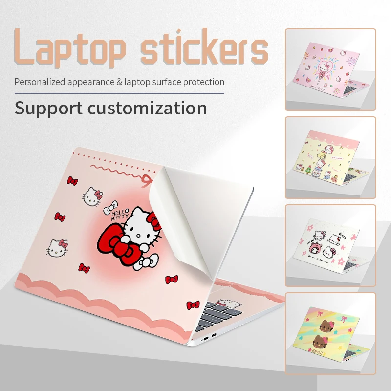 DIY Laptop Skin Stickers HelloKitty Cover  Skin 13.3