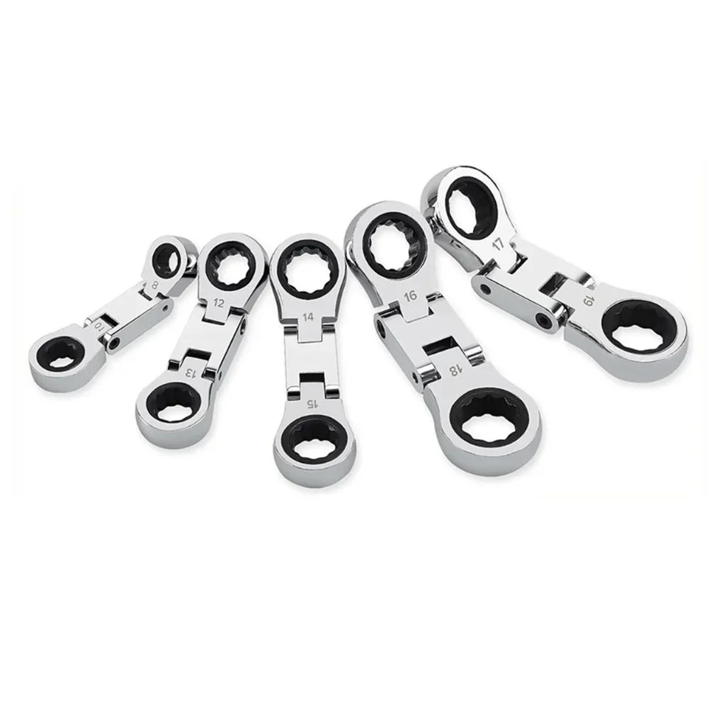 Chiave a cricchetto flessibile e tozza da 12-13 mm Funzionamento liscio ed efficiente Design flessibile e robusto Durata di lunga durata