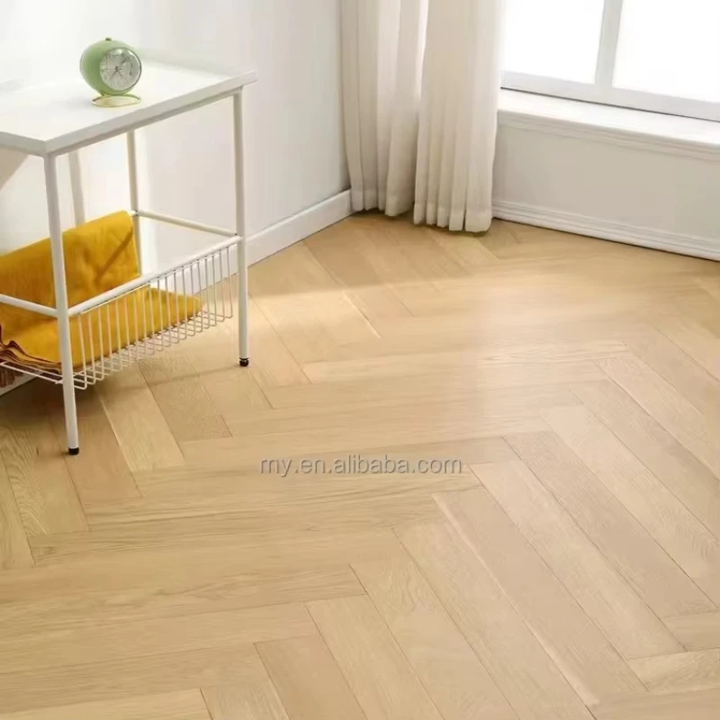 Versión personalizada del piso de parquet de piso de madera en espiga superior de China