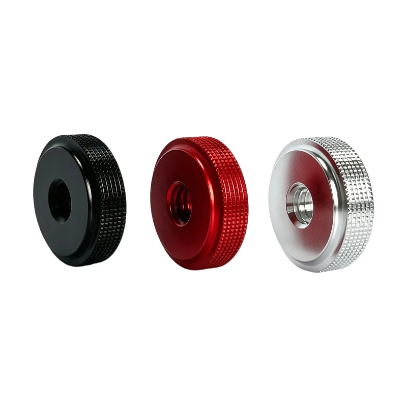 2/4pcs Aluminum Alloy Knurled Thin Hand-Tightening Nut 1/4-20 Camera Screw 3/8-16 Tripod Adjustment Nut  Photography Accessories