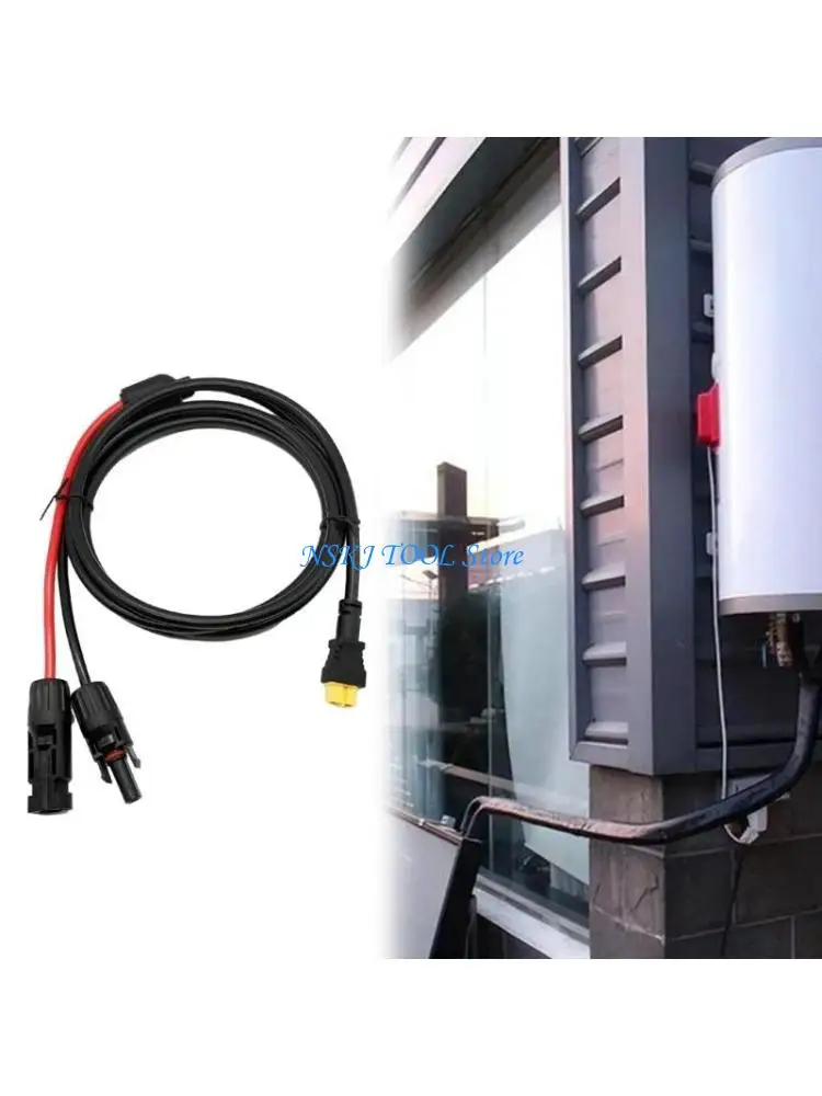 L8RC 16AWG 5Ft Solar Connector to XT60 Adapter Power Cable for Portable Power Stations