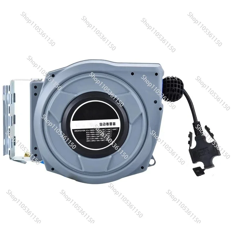 Electric Drum Reel 12-20m Automatic Telescopic Copper Core Wire Suspension National Standard Cable Winding Device for Drummers