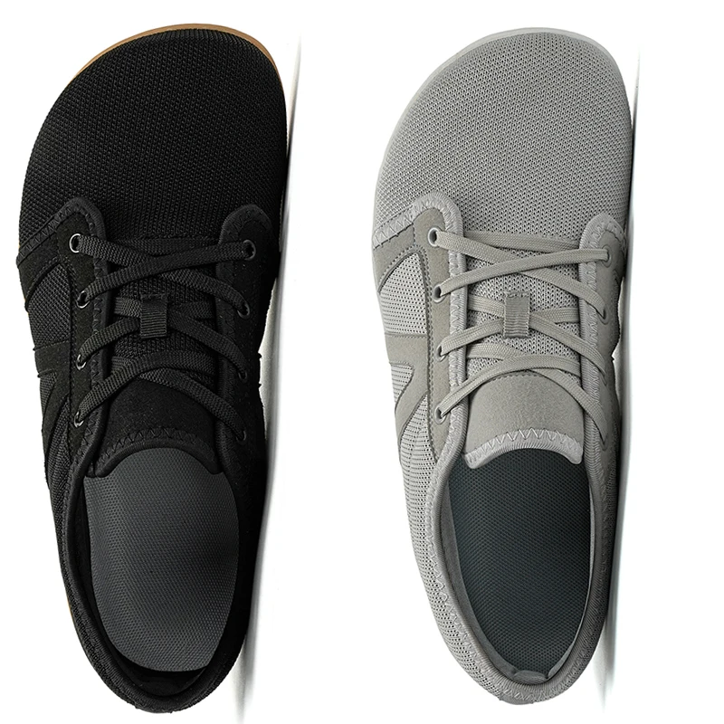 Men Women Wide Box Toe Barefoot Shoes Minimalist Nonslip Outdoor Casual Walking Sneakers Zero Drop Extra Width Breathable