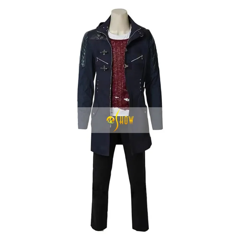 DMC 5 Nero Cosplay Costume Halloween Outfit Nero Jacket Uniform