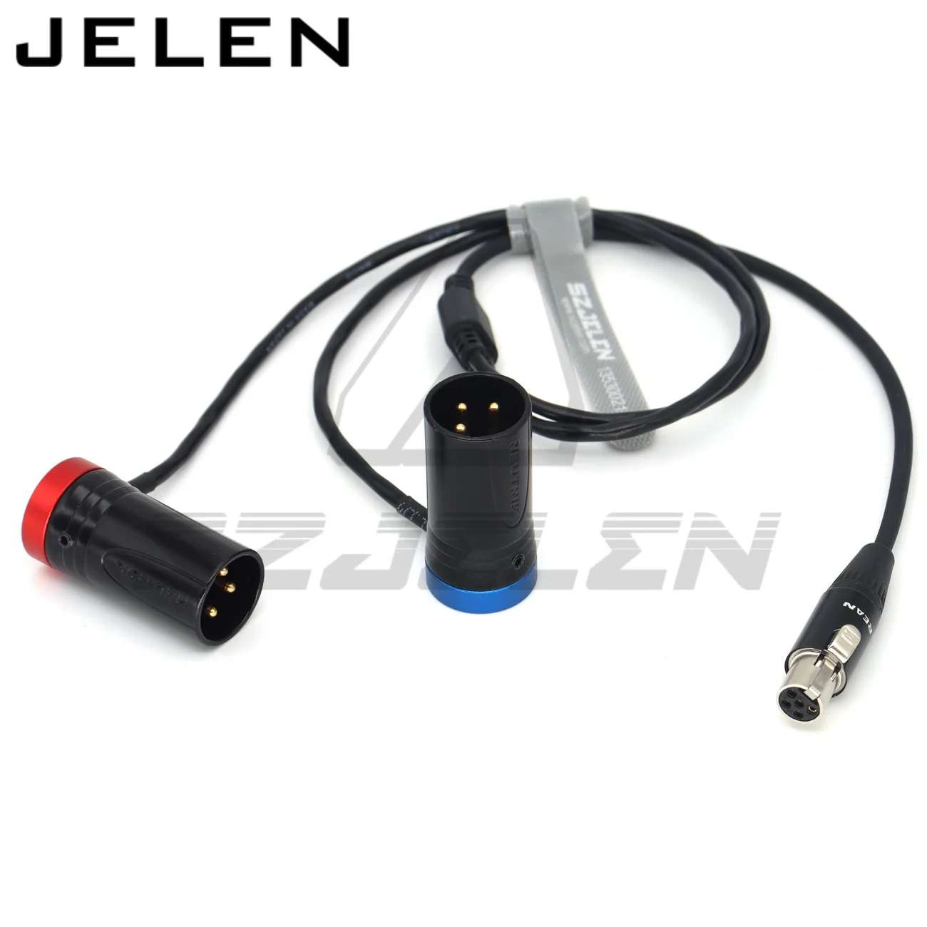 ta5f  to two Low-Profile XLR NEUTRIK 3pin XLR male for Zaxcom qrx200 audio cable