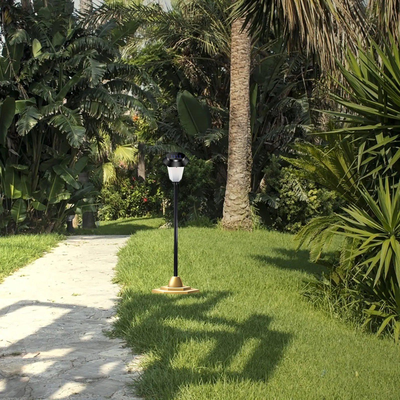 

4 Sets Light Connectors Stakes Replacement Poles Ground Spike Rods Outdoor Garden Supplies ABS