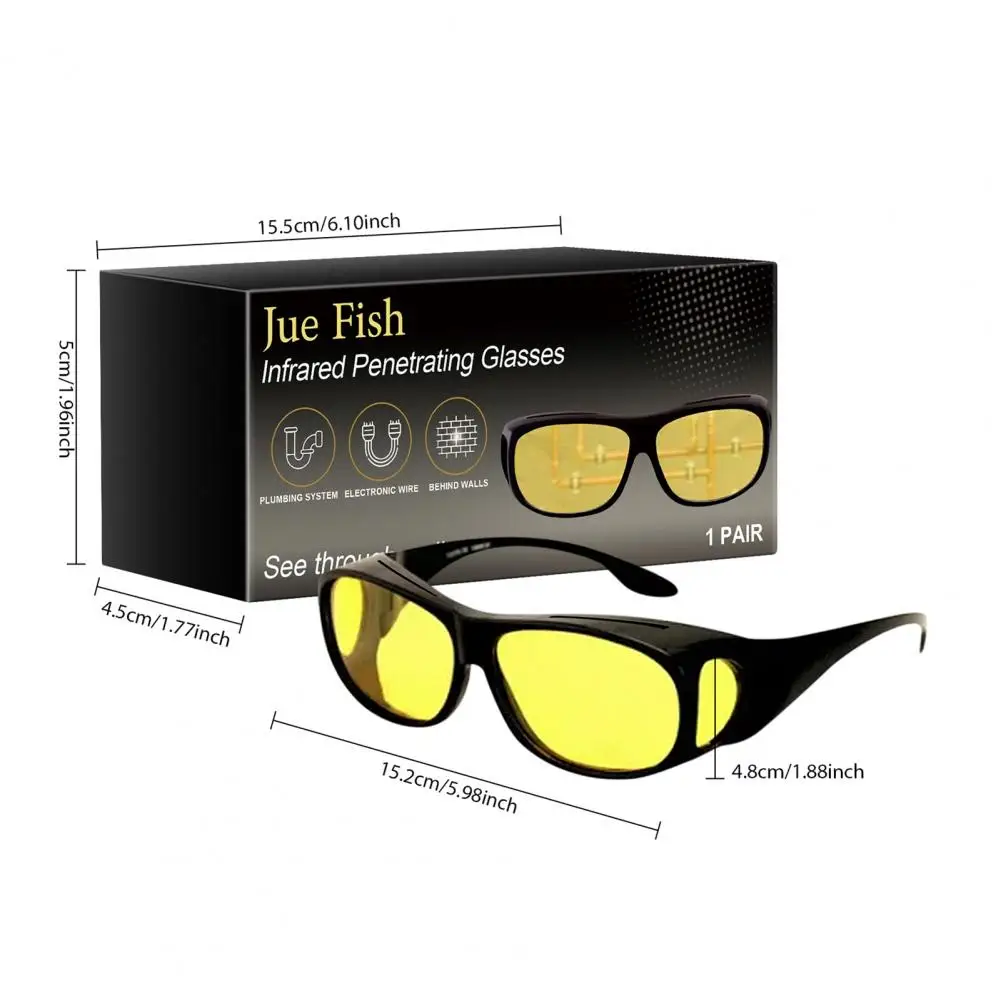 Easy to Clean Protective Eyewear Color-changing Safety Glasses for Electric Welding Lumbering Penetrative Eye for Home