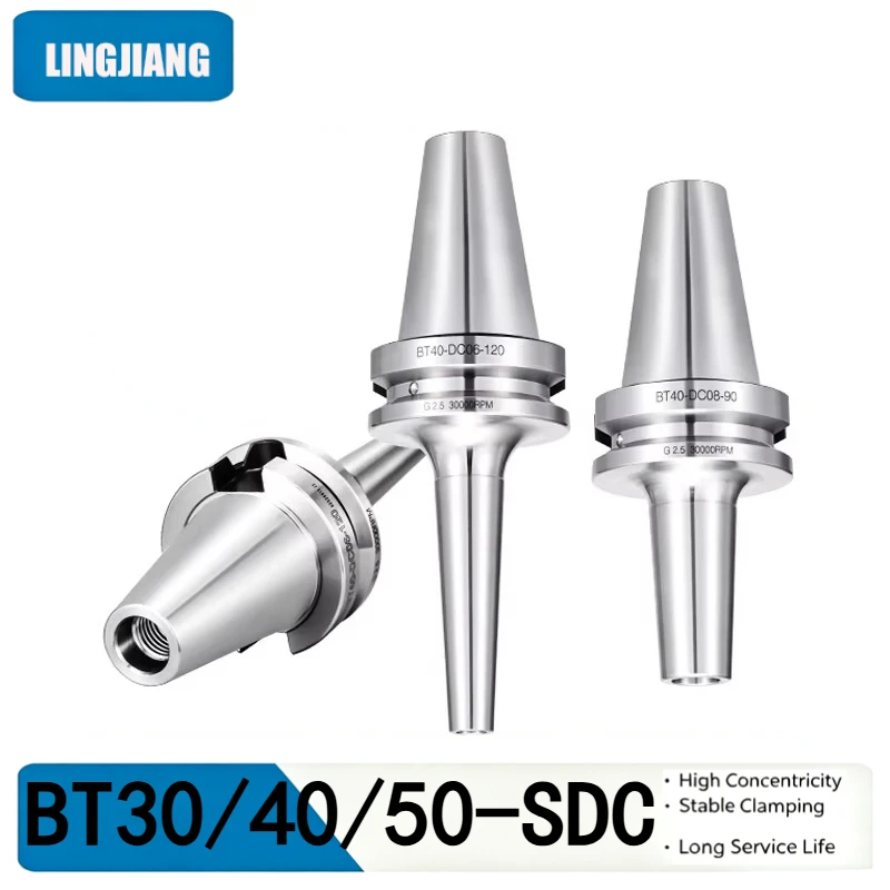 BT30 BT40 BT50 DC04 DC06 DC08 DC12 Pull Back Tool Holder BT SDC4 SDC6 SDC8 SDC12 Collet Chuck for CNC Machining Center