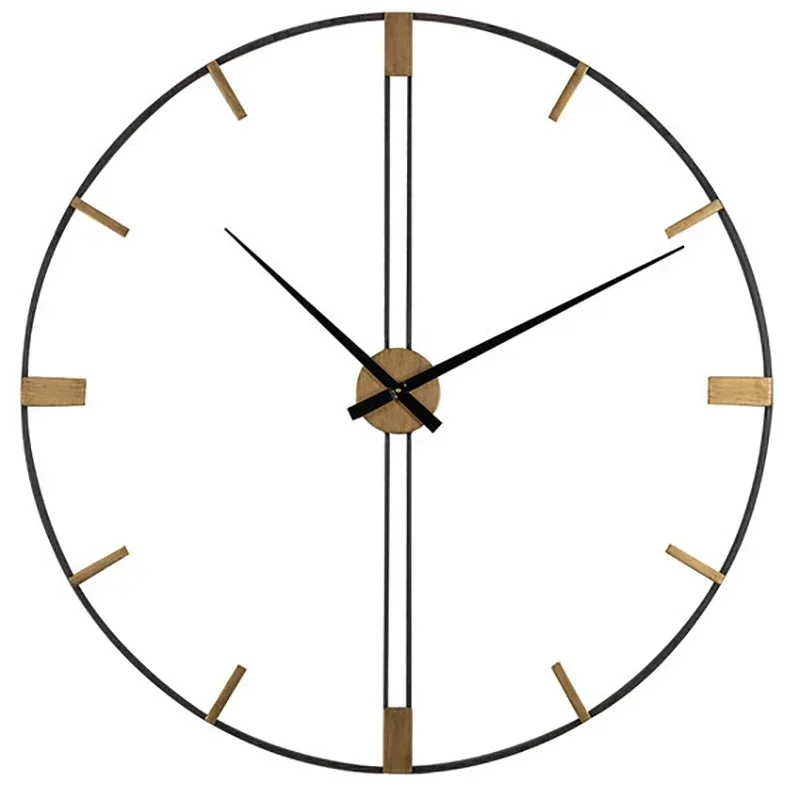 Luxury Creative Wall Clock Modern Design Metal Nordic Silent Wall Watch Large Clocks Orologio Da Parete Room Decoration GPF50YH