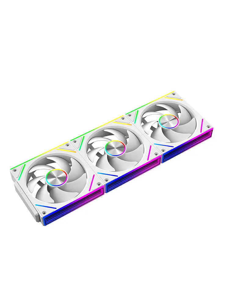 UPSIREN WF-3 120mm bezprzewodowy wentylator obudowy do łączenia płyty głównej synchronizacja światła 4PIN PWM oś środkowa tekstura CD projekt 12CM — zdjęcie produktu 7