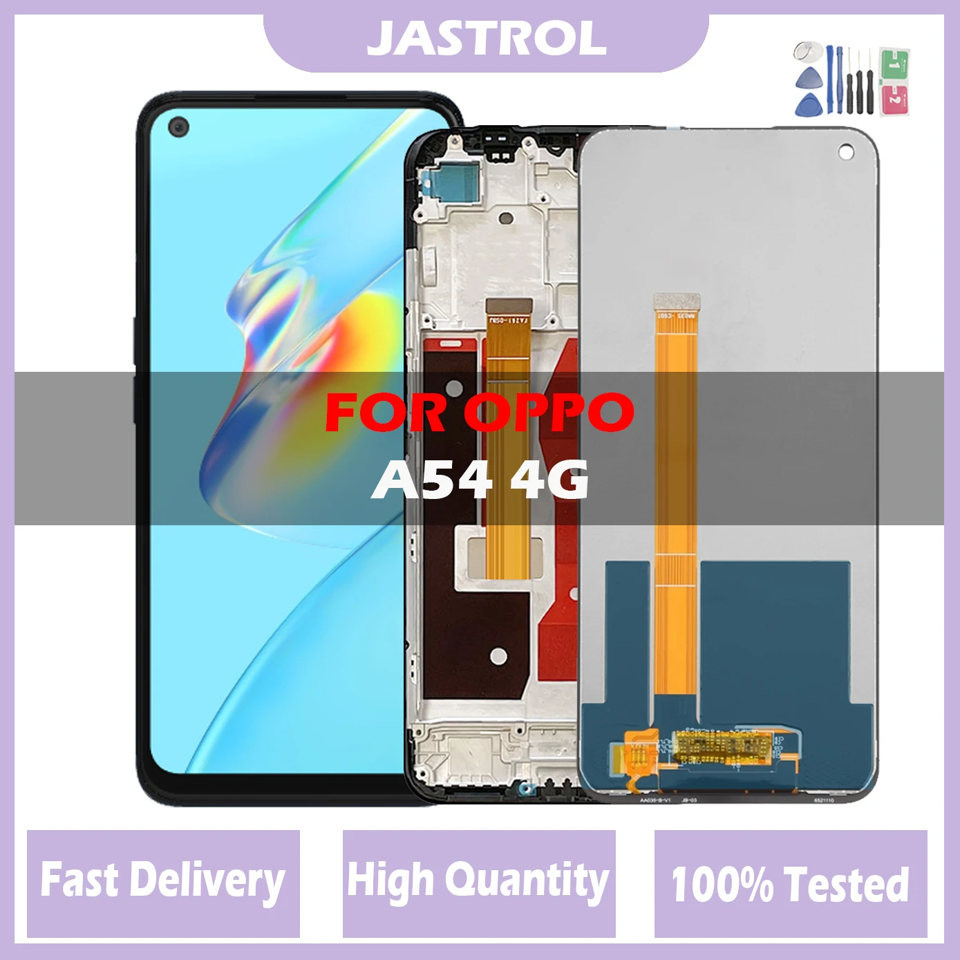 

Original NEW LCD For Oppo A54 4G CPH2239 Lcd Display Touch Screen Digitizer Assembly with Frame for Oppo A54 5G CPH2195 OPG02