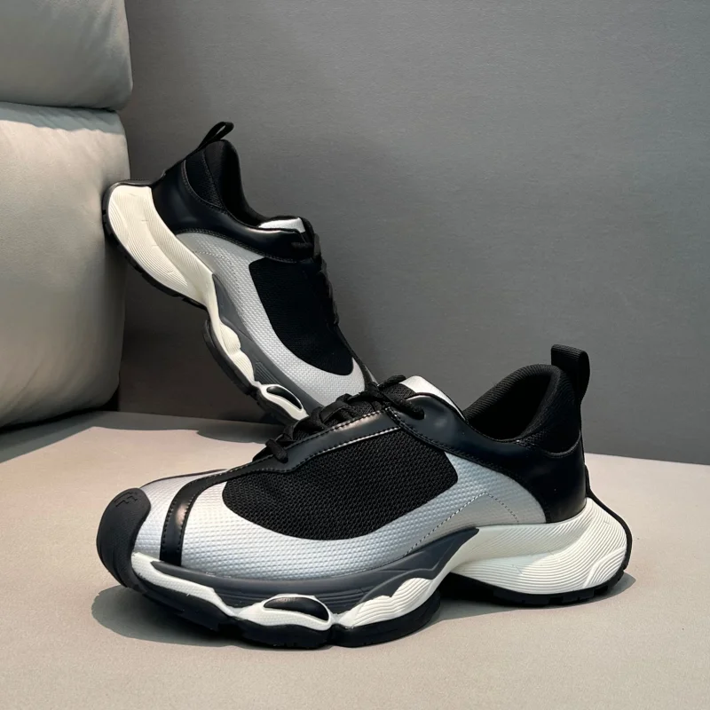 

Дышащая спортивная обувь на толстой платформе с сетчатым верхом для мужчин, дешевые жидкостные кроссовки для бега, оригинальные модельерские мужские повседневные кроссовки