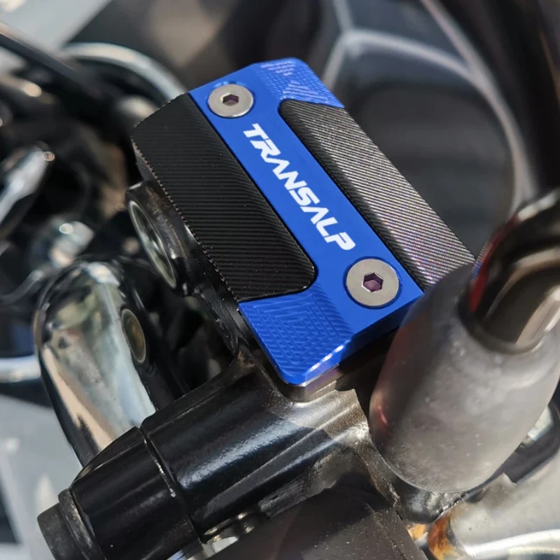 Motorcycle Accessories CNC High quality Front Brake Fluid Reservoir Cap Cover | For HONDA TRANSALP700 TRANSALP 600 650 700 XLV