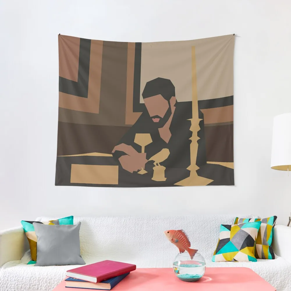 take care minimal album cover Tapestry Wall Decoration Room Decorating Aesthetic Home Decorators Tapestry