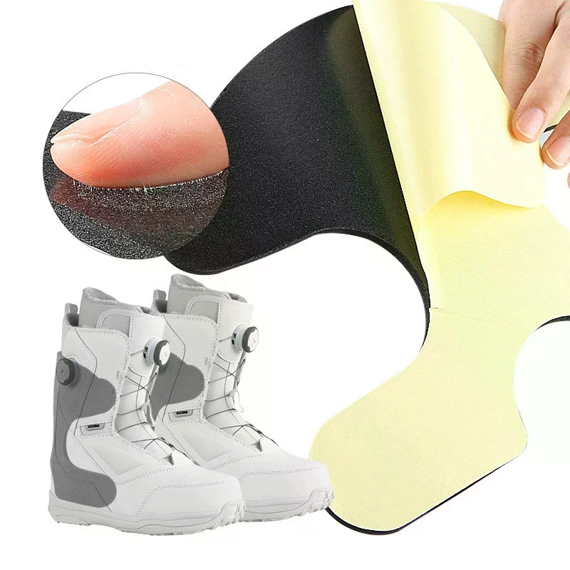 

2/4 шт. Мягкие амортизирующие накладки на пятки для лыжных и сноубордических ботинок, черные