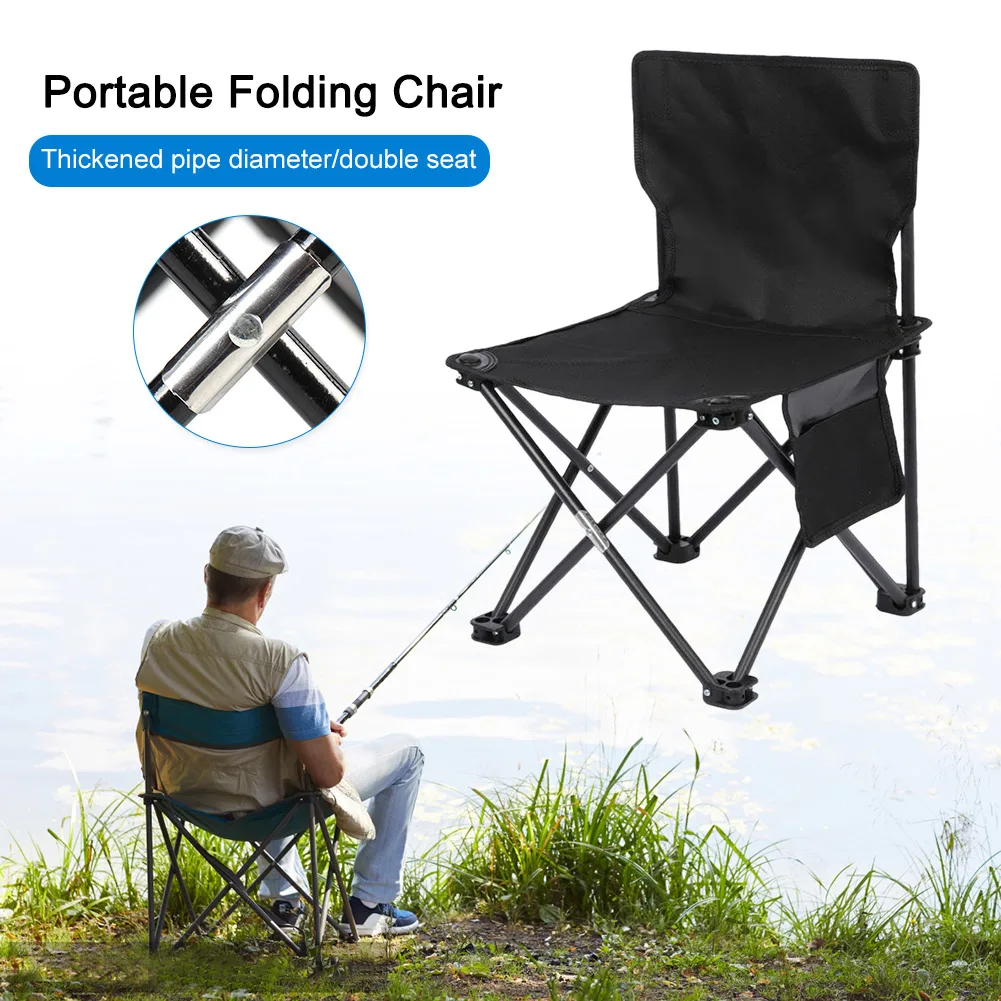 Folding Fishing Camping Chair Ultralight Beach Tourist Chair for Outdoor Picnic Relaxing Hiking Lightweight Folding Chairs