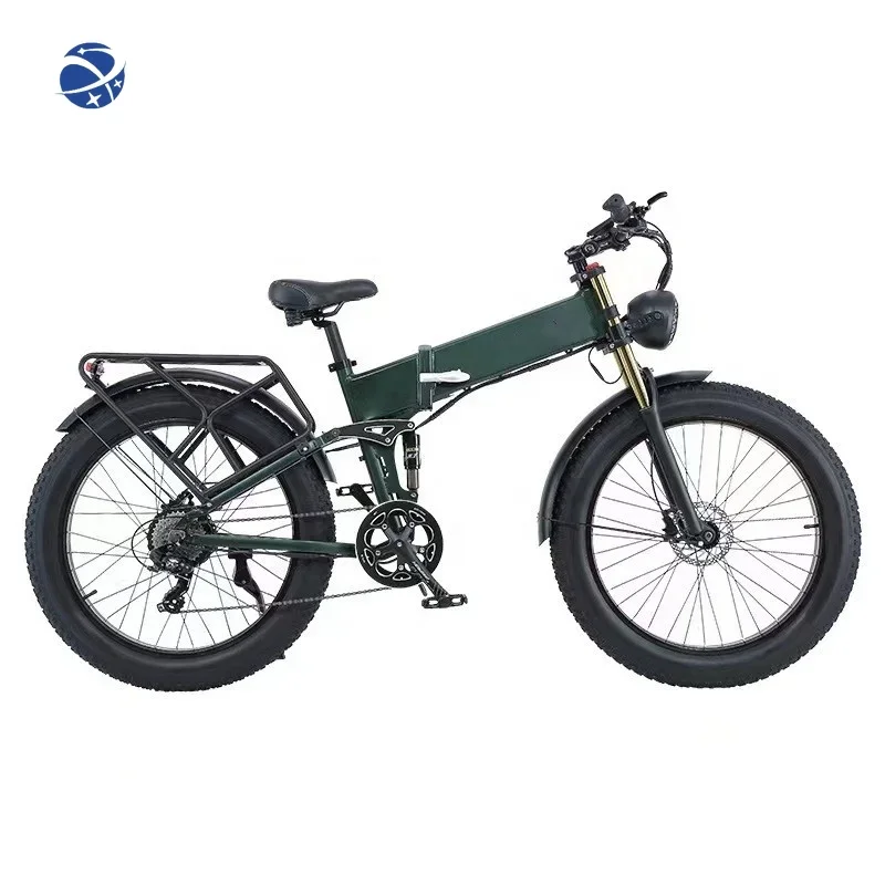 Yunyi Chopper Bike folding electric snowmobile brake off-road beach lithium electric mountain bike