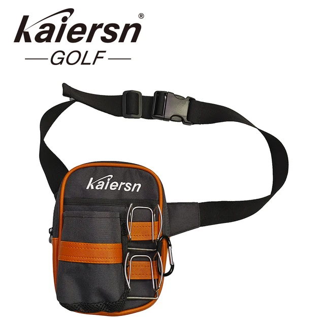 Wysokiej jakości torba golfowa Kaiersn Park, z 2 klipsami do piłek, torba na akcesoria golfowe