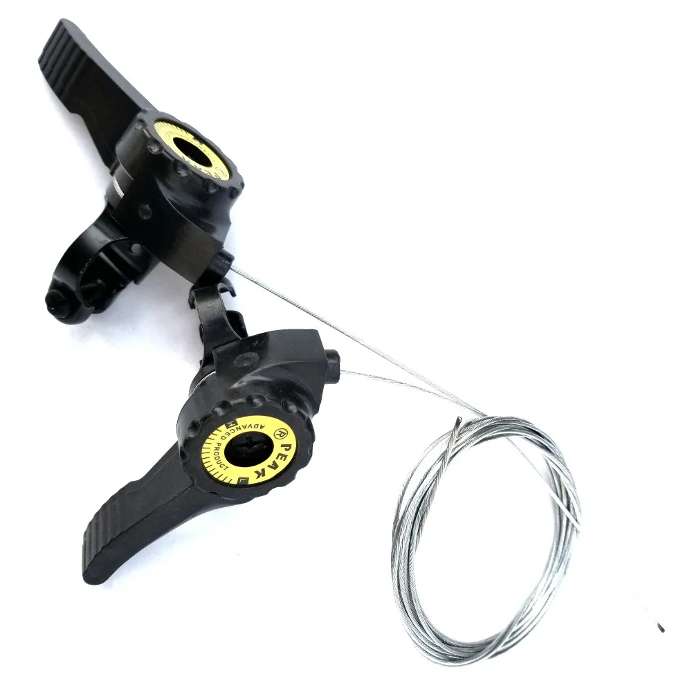 AliExpress NONE 1Pair 3x5/6/7 Speed MTB Bike Thumb Shifter with Inner Cable Left Right Thumb Top Mount Shifters Universal Gear Shifter Road Bike