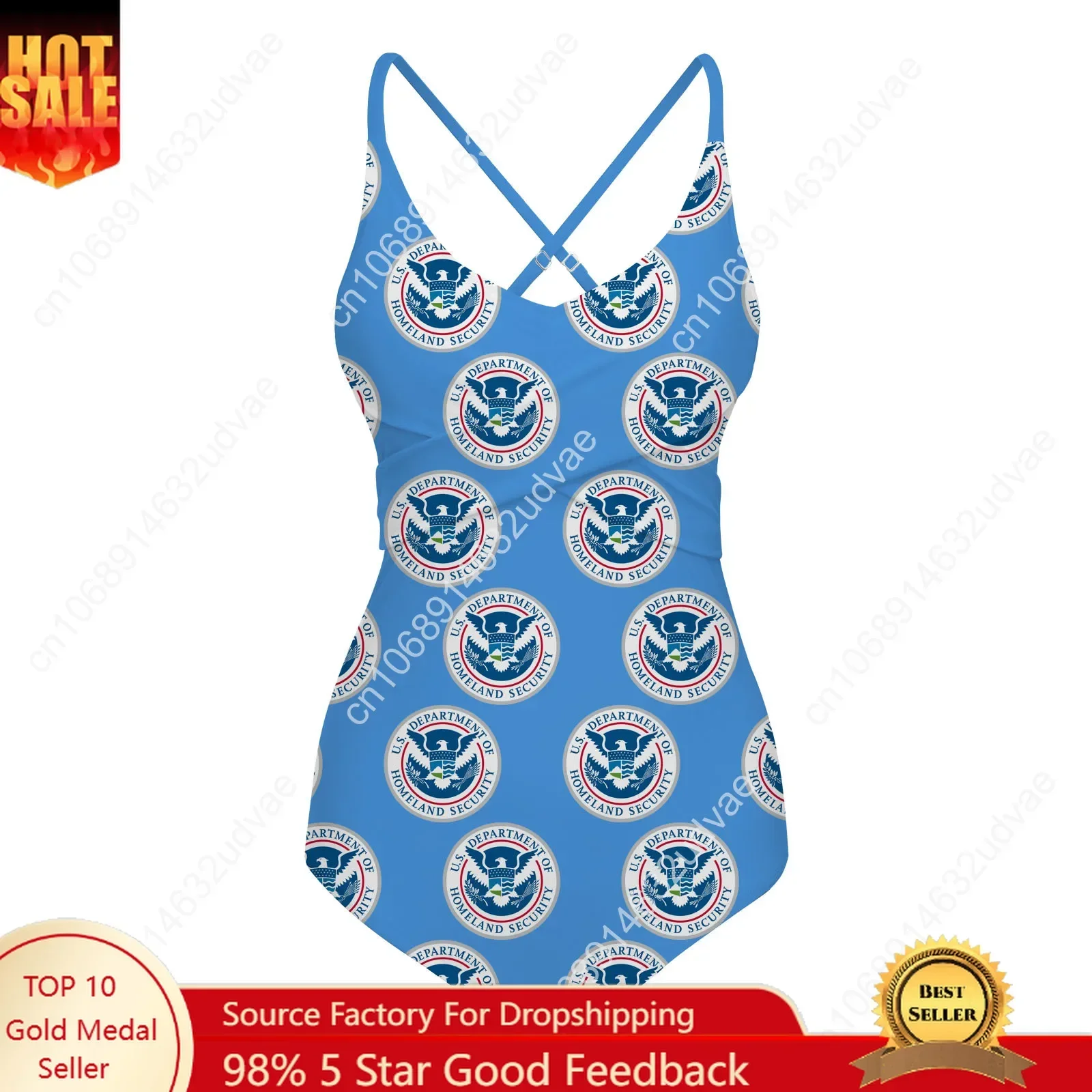 Homeland Security Investigations Swimsuit Womens Sling Swimsuits Personalized Sexy Swimwear Pool Summer Customize Bathing Suits