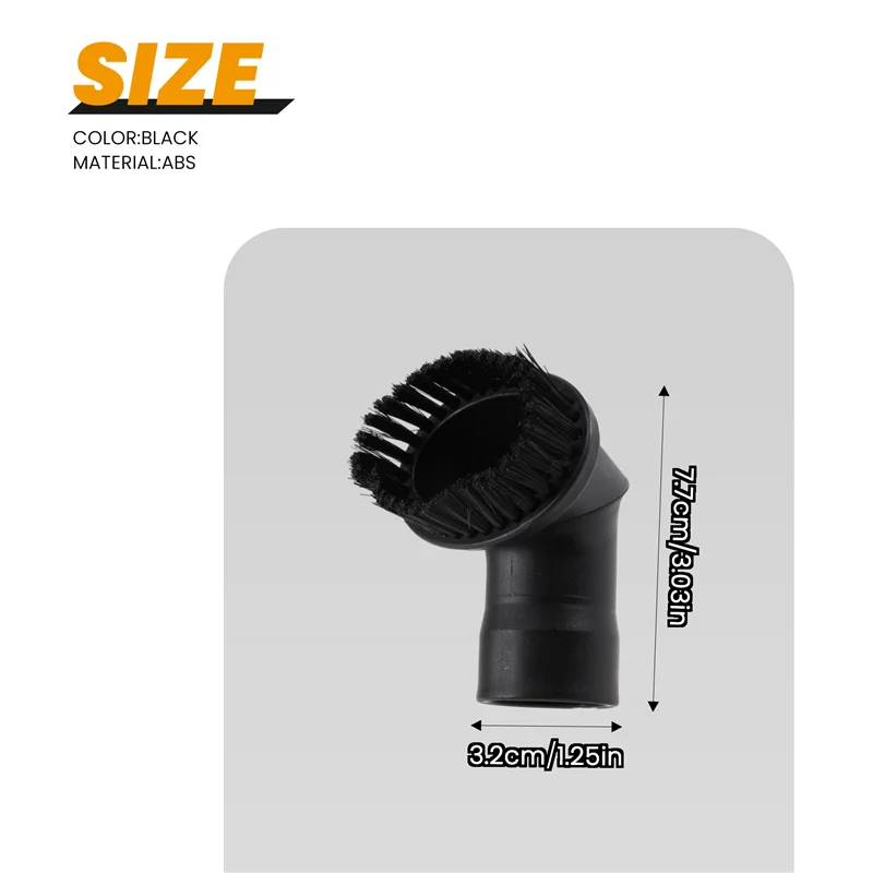 ABRG-Vervanging 32Mm Draaibare Ronde Borstelkop Voor Haier Midea Sanyo Panasonic Electrolux Stofzuiger Accessoires