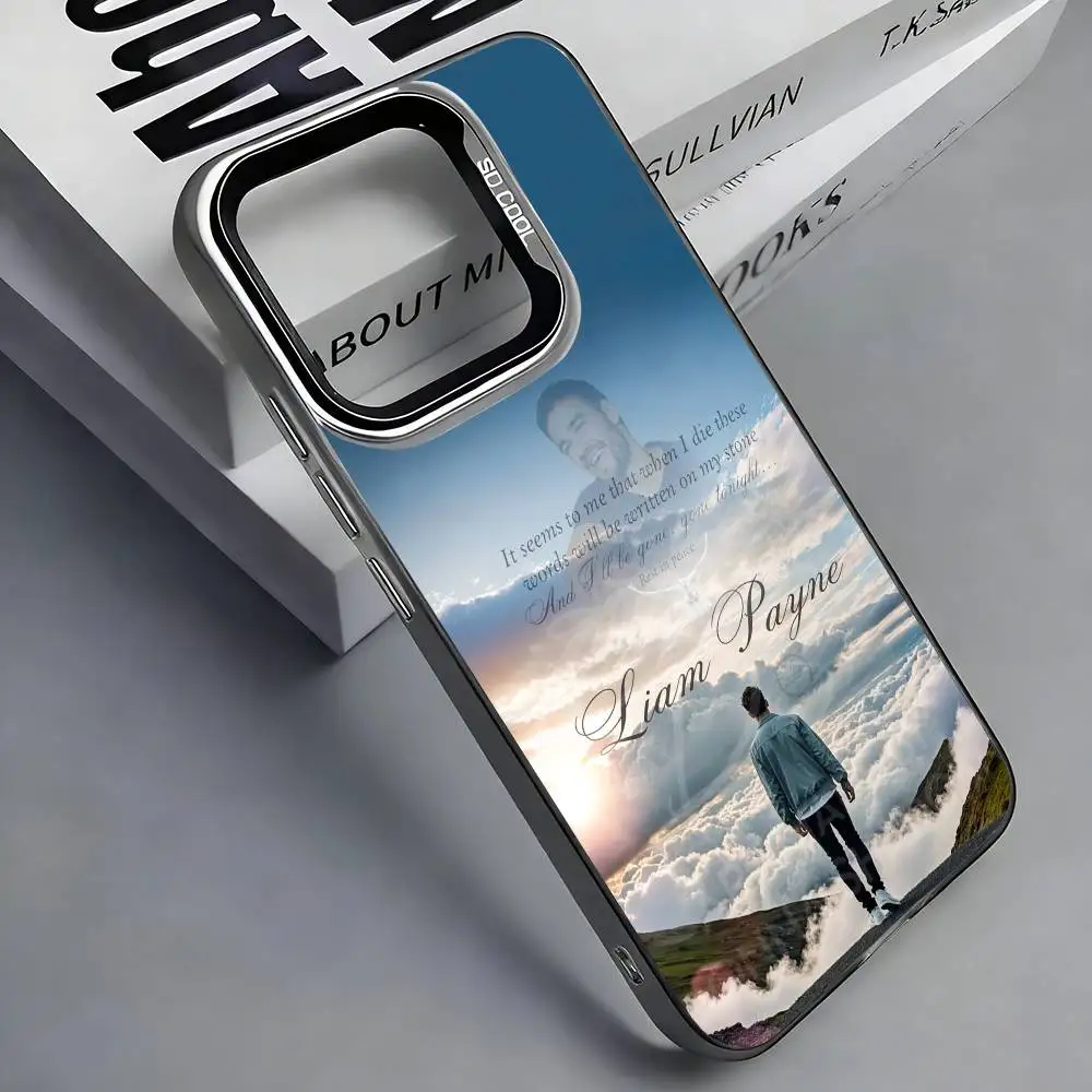 L-Liam Singer Payne   Phone Case For iPhone 17,16,15,14,13,12,11 Plus,Pro Max,Colored Silver Phone Case - view 5