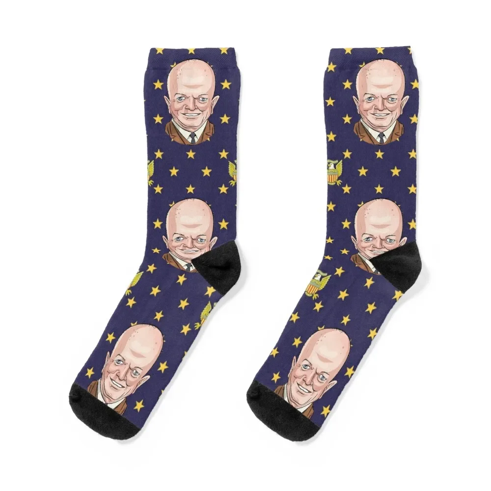 

President Dwight D. Eisenhower Socks hiphop aesthetic Man Socks Women's