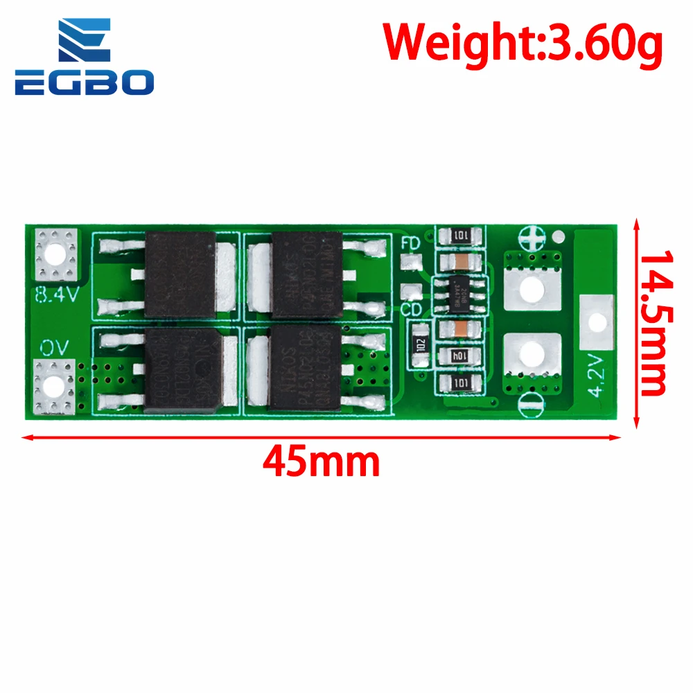 1PCS~20PCS 2S 20A 7.4V 8.4V 18650 Lithium Battery Protection Board/BMS Board Standard/Balance For DIY