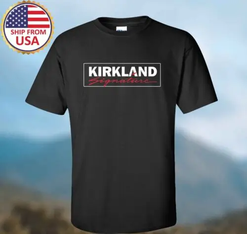 Kirkland Signature Men's Black T-shirt Size S-3XL