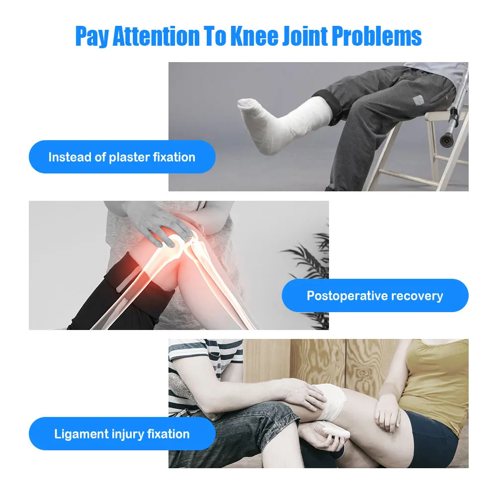 

Adjustable Knee Fixation Brace Ankle Sprain Ankle Support Kneepad Meniscus and Ligament Orthopedic Knee Pad for Joint Bracket