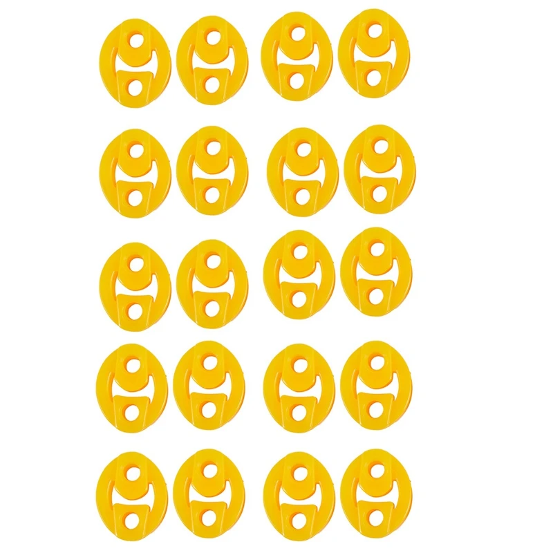 

Rubber 2 Holes Race Car Muffler Exhaust Hanger Bushing 20 Pcs