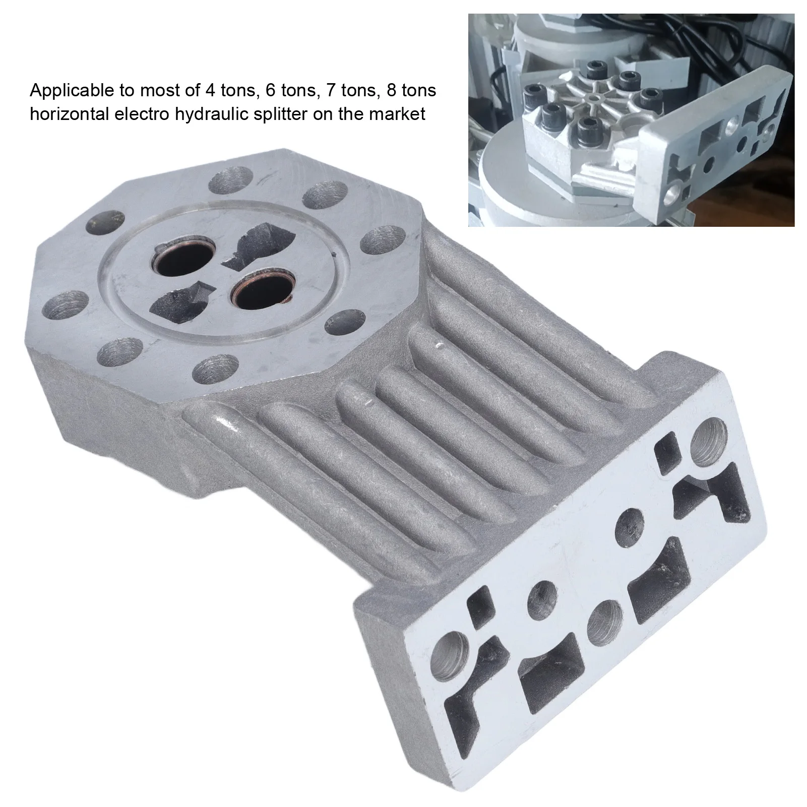 Log Splitter Pump Casting Housing Aluminum alloy Electric Hydraulic Machine Universal Replacement Parts Accessories