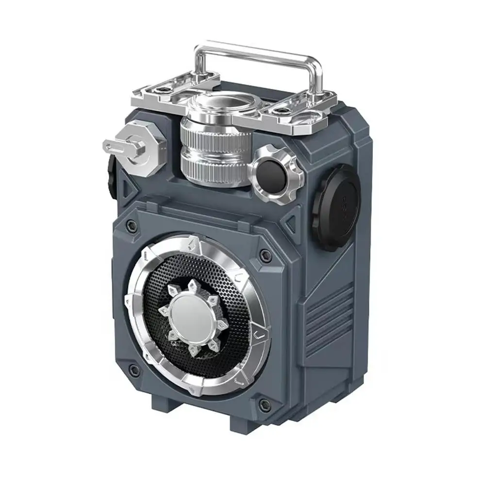 Mechanical Style Portable Bluetooth Speaker Cool Waterproof Creative Mini Super Player Music TF Interface Type-C Bass Card M6G1