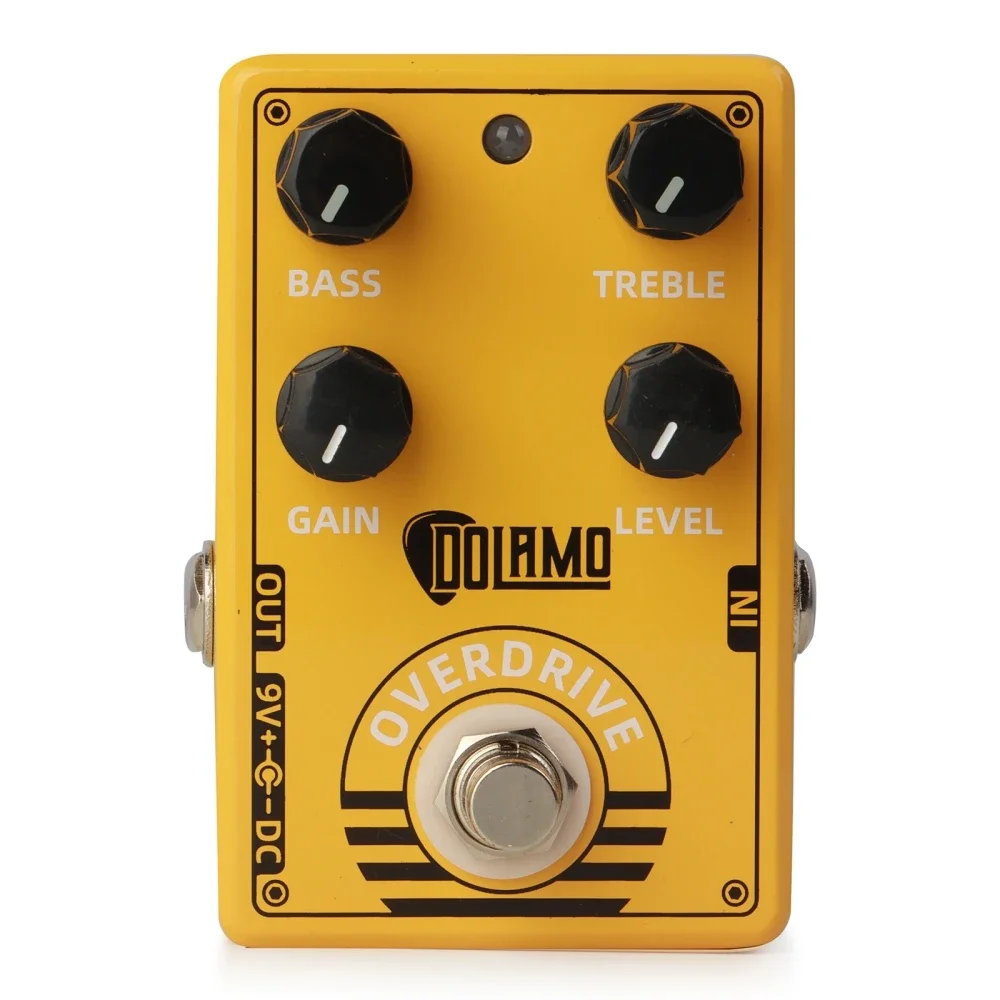 

Dolamo D-8 Guitar Overdrive Effect Pedal True Bypass Metal Shell Guitar Pedal for Electric Guitar Bass Parts & Accessories