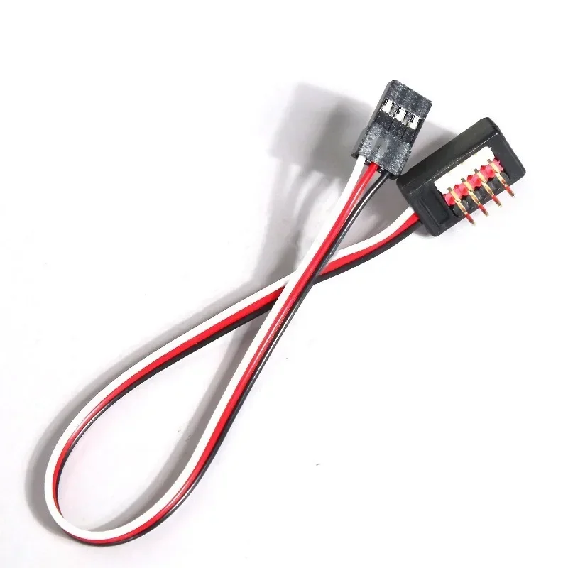 Cable de Control remoto de longitud de línea Y de 1 a 4, Cable extensor de servoventilador para Futaba JR RC Car HSP Trxs TRX4 Axial SCX10 TAMIYA