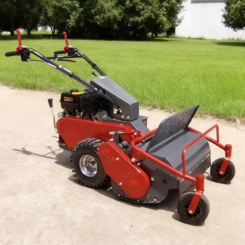 Cortadora de Césped Autopropulsada con Certificación CE, Motor de 9hp, Cuchilla Giratoria, para Cortar Césped y Verdear Terrenos