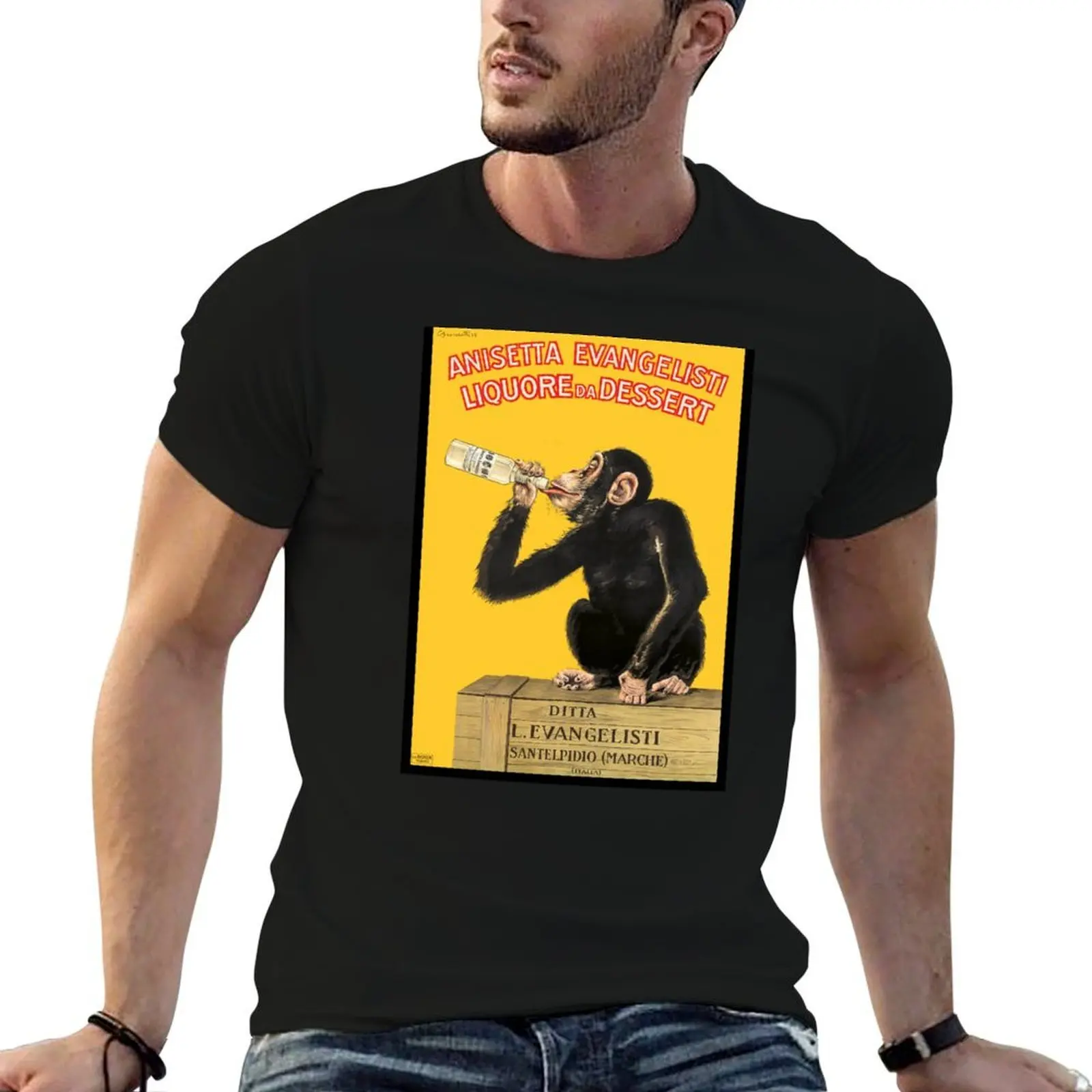 1925 Anisetta Evangelista Italian Advertising Poster T-Shirt graphic t shirts plus size clothes clothing for men