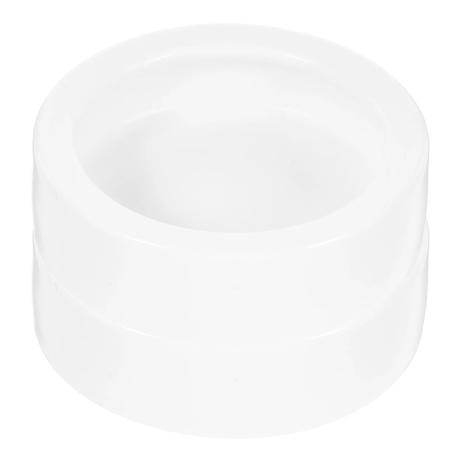 

2Pcs Ceramics Thick Feeding Food Water Bowl Reptile Feeder Anti Escape White Medium Round for Small Lizards Reptile Feeder